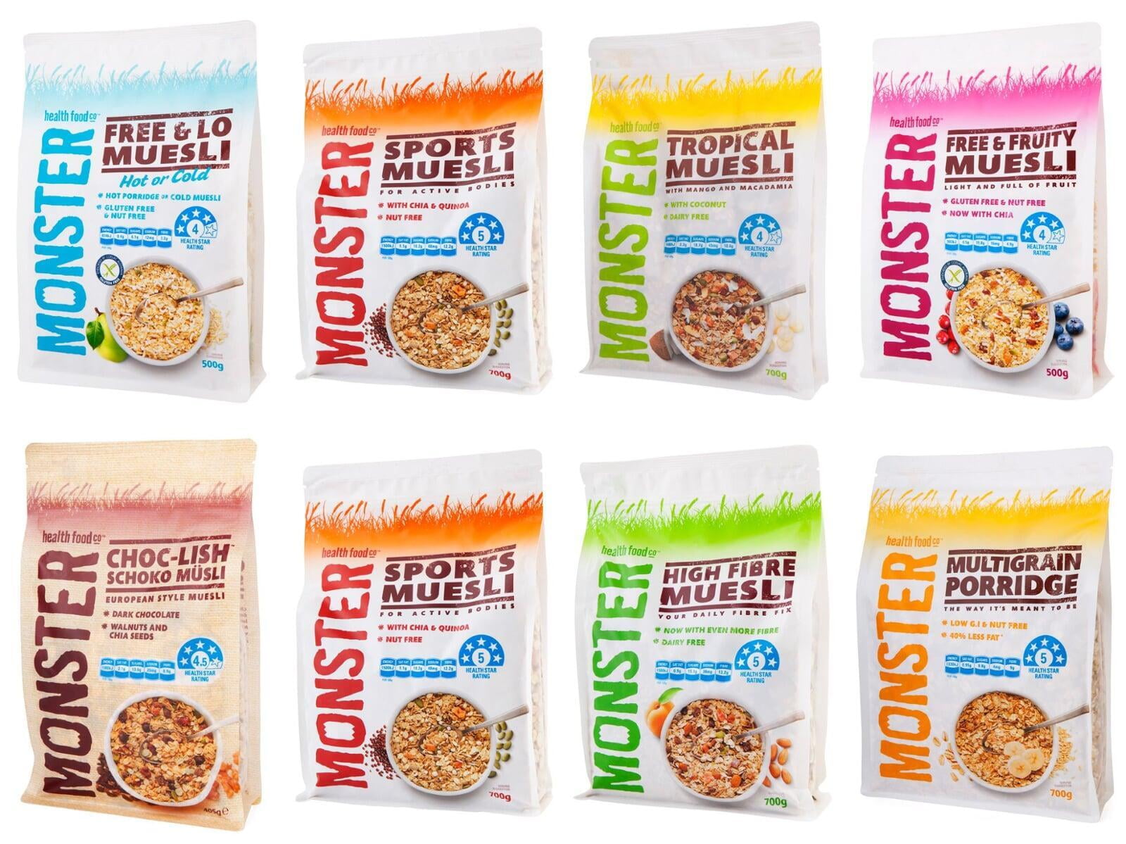 Monster Health Food Gluten Free & Nut Free Food Specialists